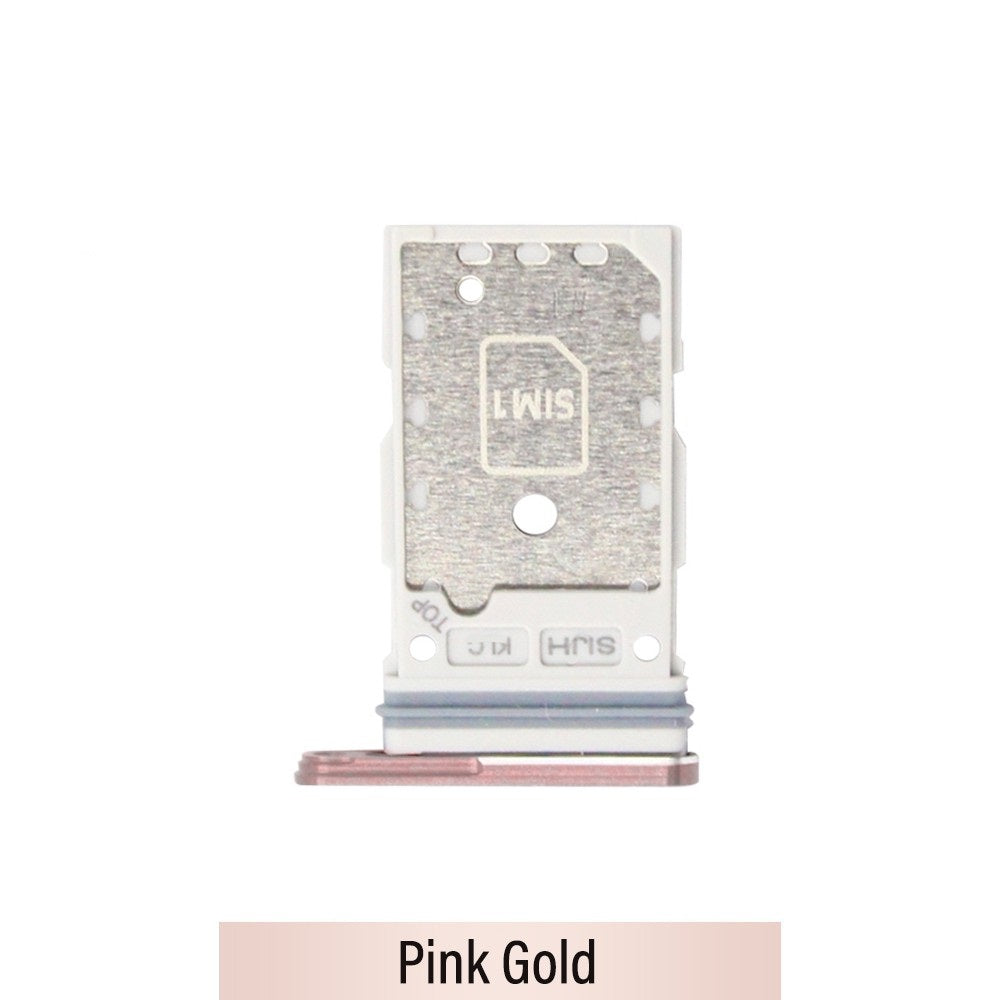 SIM Card Tray for Samsung Galaxy S22 S901B / S22 Plus S906B GH98-47086D (Gold)-Pink Gold SIM Card Tray for Samsung Galaxy S22 S901B / S22 Plus S906B GH98-47086D (Gold)-Pink Gold